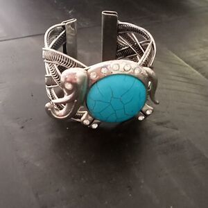 Elephant bracelet silver  